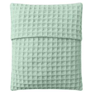 Termofor z pestek wiśni 15 × 15 cm – zielony wafelek